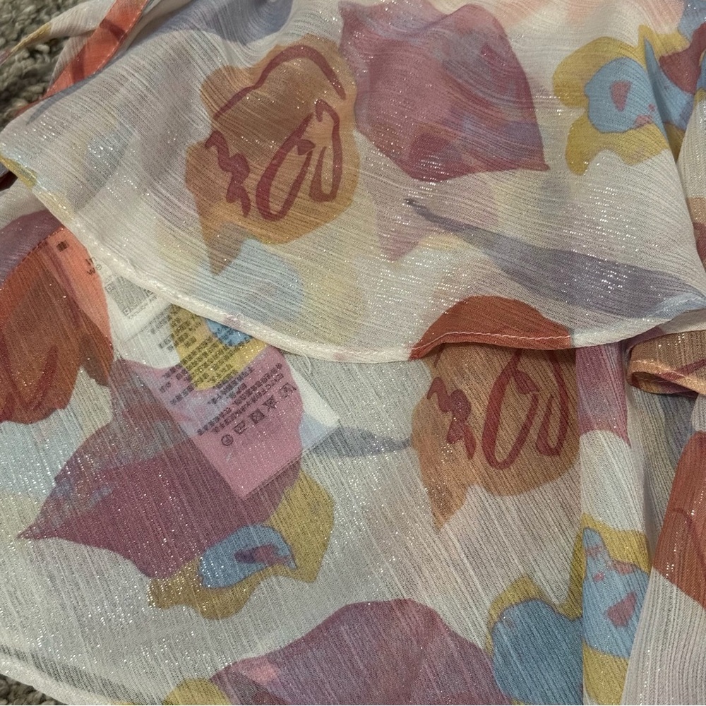 NWOT Ted Baker Rowyn Ruffle Top - Picture 10 of 11